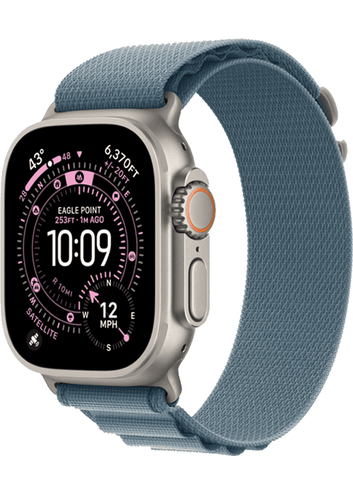 Apple Watch Ultra 3 GPS + Cellular 49mm Natural Tit. Case w. Black Alpine Loop - Medium (MF1V4+MFTF4)