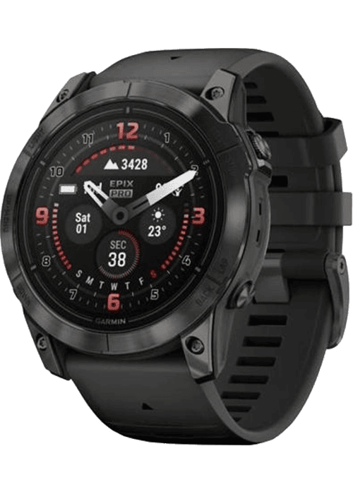 Смарт-часы Garmin Epix Pro Gen 2 Sapphire 51mm Carbon G. DLC Tit. with Black Band (010-02804-00)