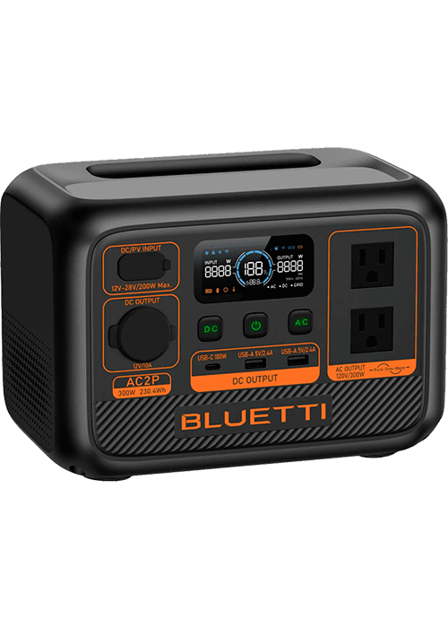Зарядная станция BLUETTI AC2P Portable Power Station | 300W 230.4Wh