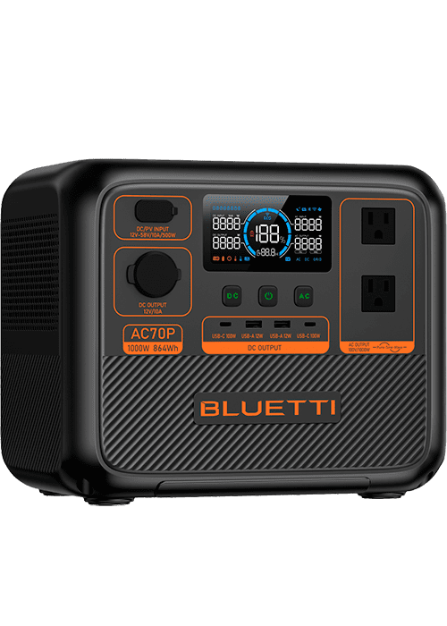 Зарядная станция BLUETTI AC70P Portable Power Station | 1000W 864Wh